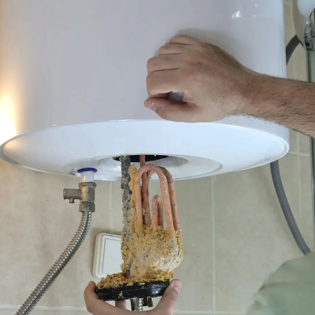 Termotanque con sarro